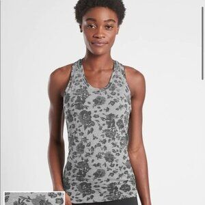 Athleta - XS - Momentum Racerback Tank Spacedye Floral Printed